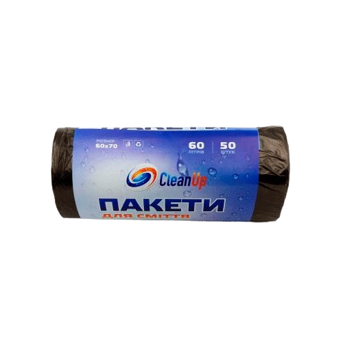 Мешки для мусора Сlean Up 60 л/50 шт