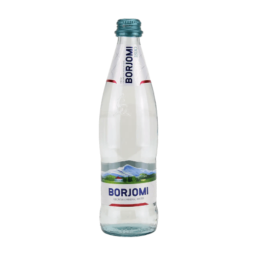 Мінеральна вода Боржомі / Borjomi, газ, скло, 0.33л